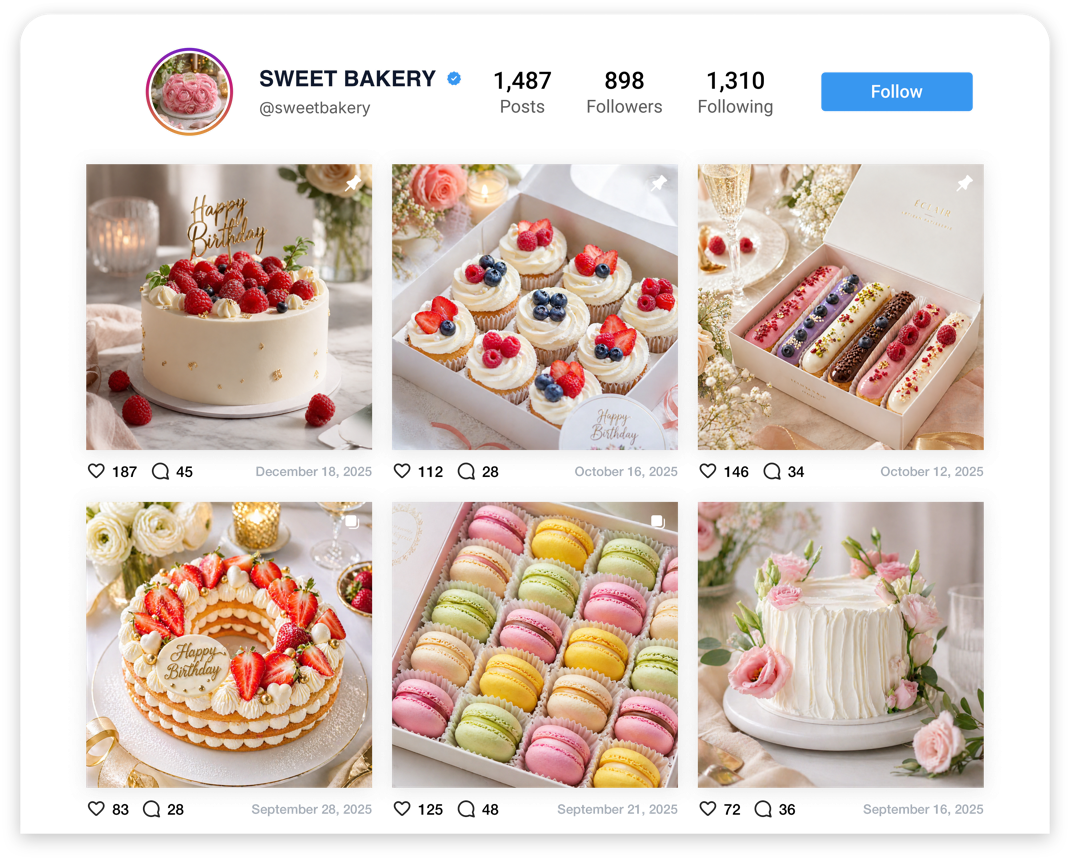 Instagram Feed preview